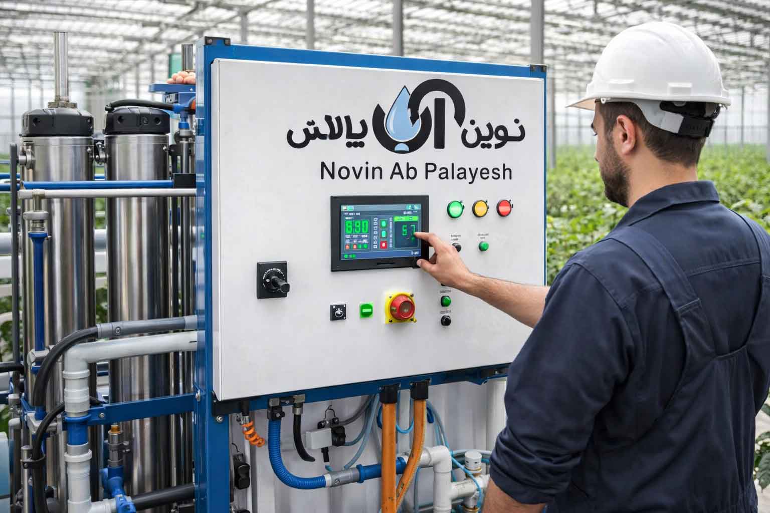 دستگاه تصفیه آب صنعتی 75 مترمکعب