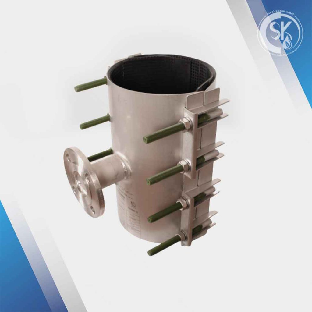 گلمپ تعمیری سه فک فلنج ذار