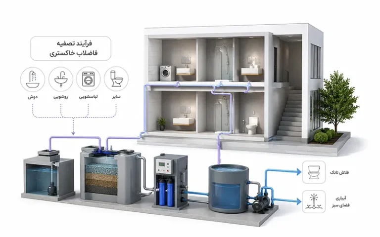 پکیج تصفیه فاضلاب خاکستری